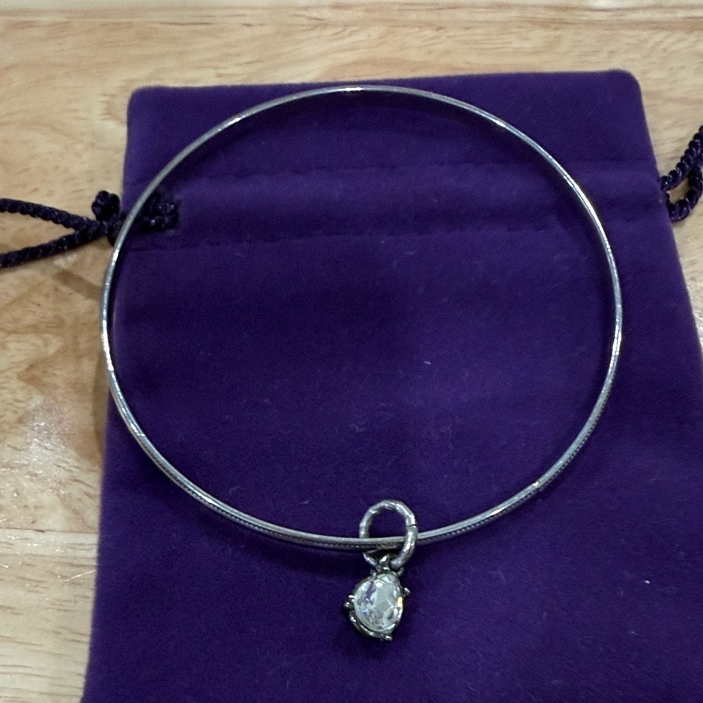 Bracelet with Gemstone Pendant